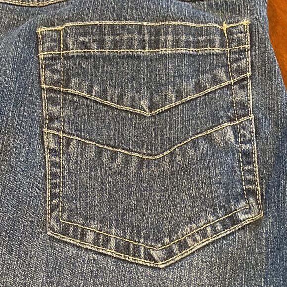 Christopher & Banks Stretch Straight Leg Denim Jeans Size 10P - Picture 6 of 13